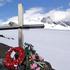 A memorial below Mt Erebus. Photo / NZH