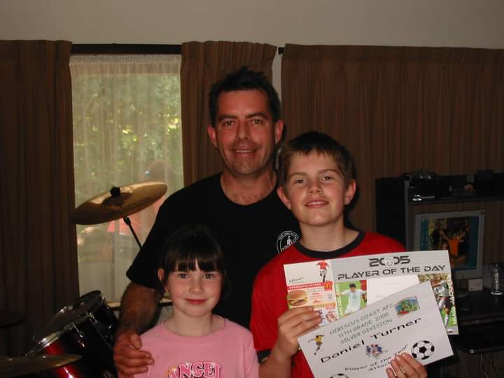 Auckland man Garry Turner with his beloved children Mia and Daniel in happier times. Both Mia and Daniel died suddenly in their 20s.