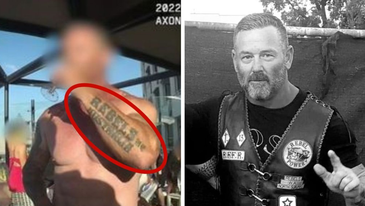 Biker gang member accused of showing illegal tattoo says his makeup rubbed  off  Daily Star