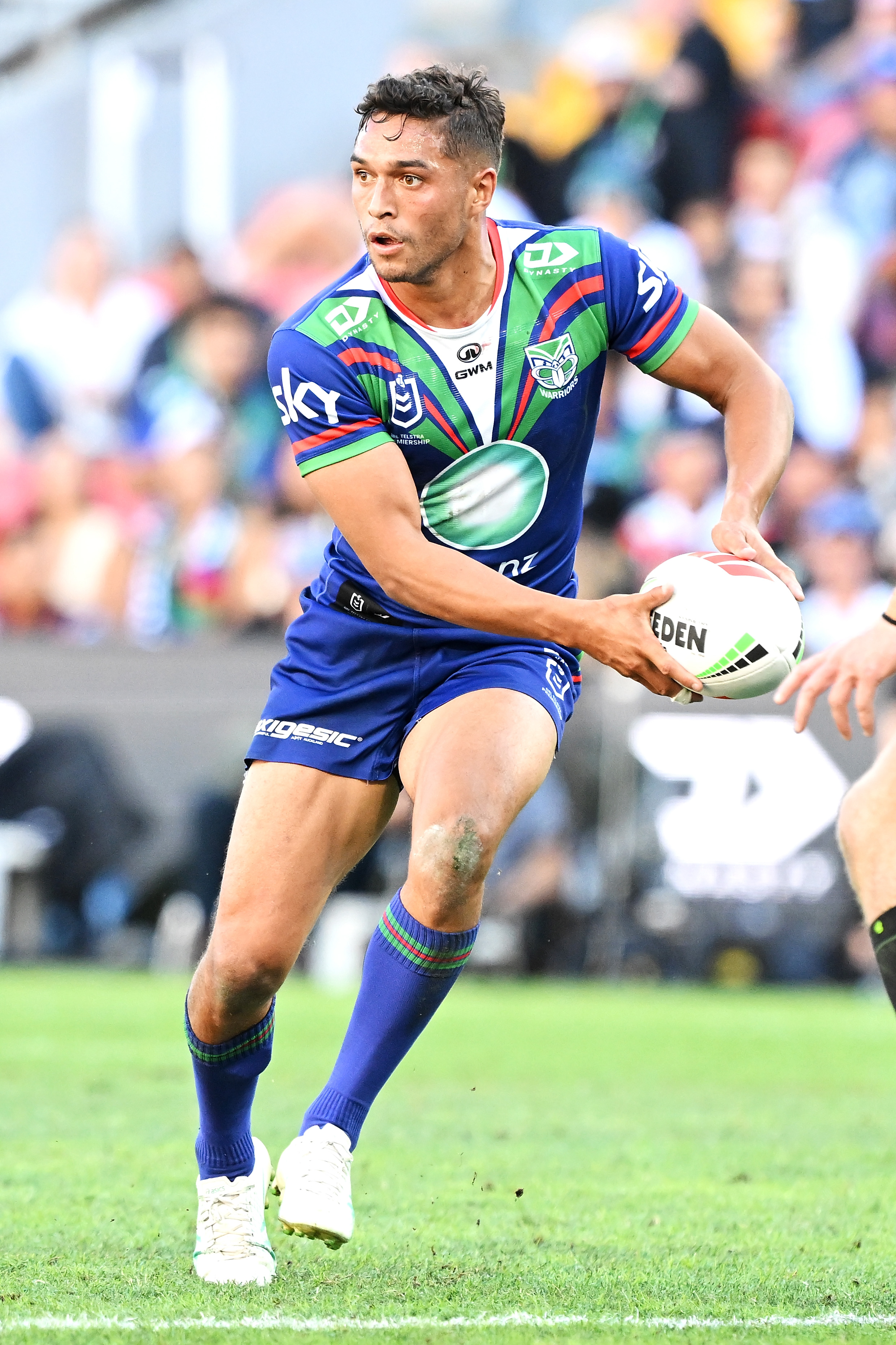 Te Marie Martin against the Penrith Panthers. Photo / Getty Images