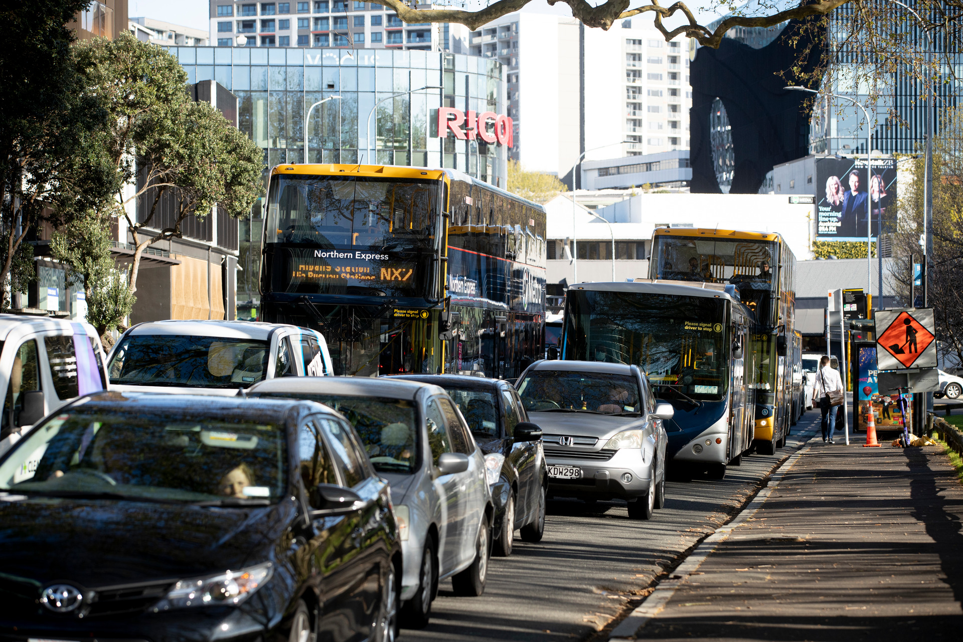 Auckland's transport crisis includes congestion, carbon emissions, health and public safety. Photo / Dean Purcell