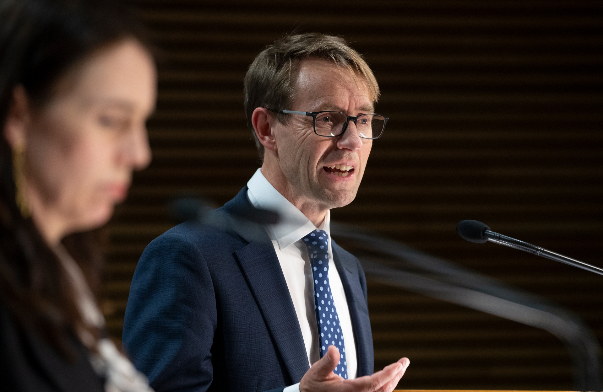 Director-general of health Ashley Bloomfield said it was very important that the first person infected in Motukea got tested. Photo / Mark Mitchell