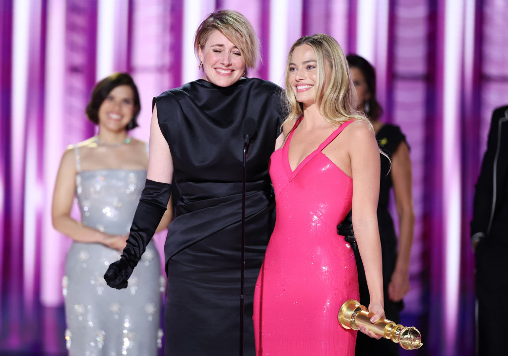 Barbie also dominated the night and celebrated double wins. Photo / Getty Images