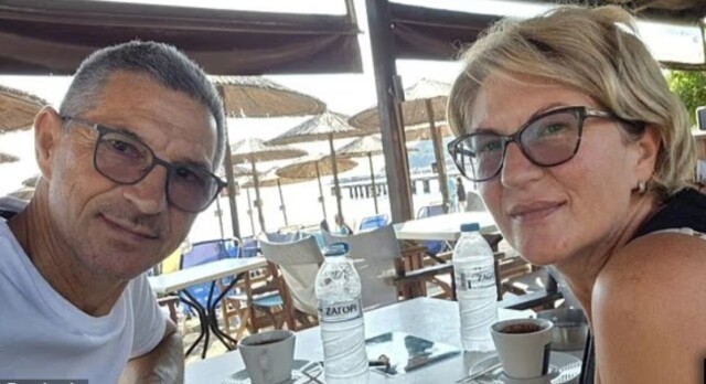 Serbian couple Ljubiša Karović and Svetlana Grković were on board a Ryanair flight when a window next to them blew out. Photo / Ljubiša Karović and Svetlana Grković