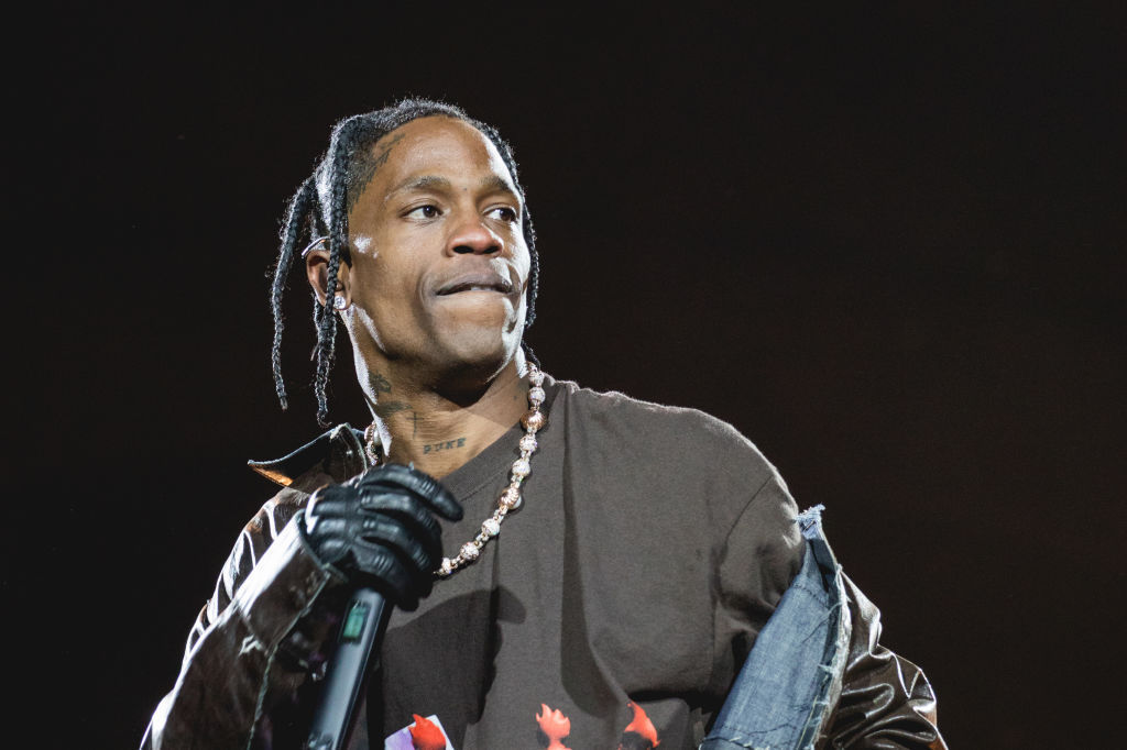 Travis Scott performed at a music festival where 10 people lost their lives in the crowd. Photo / Getty Images