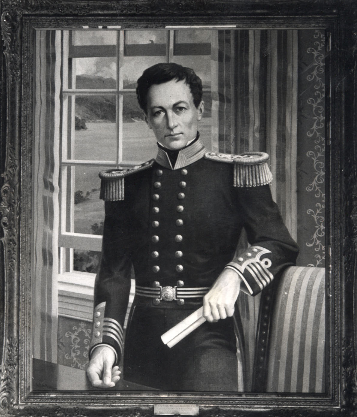 Captain William Hobson, New Zealand's first Governor, in a painting by LC Mitchell. Photo / Waitangi Trust Board
