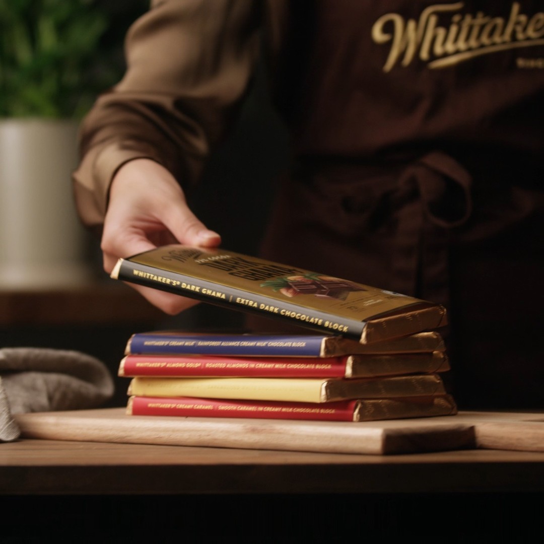 Whittaker's is making a change to its famous chocolate. Photo / @whittakersnz