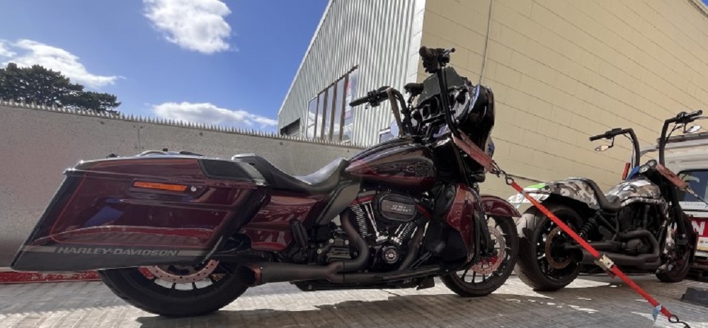 Police also seized motorcycles from the Head Hunters West pad in View Rd, Henderson. Photo / NZ Police