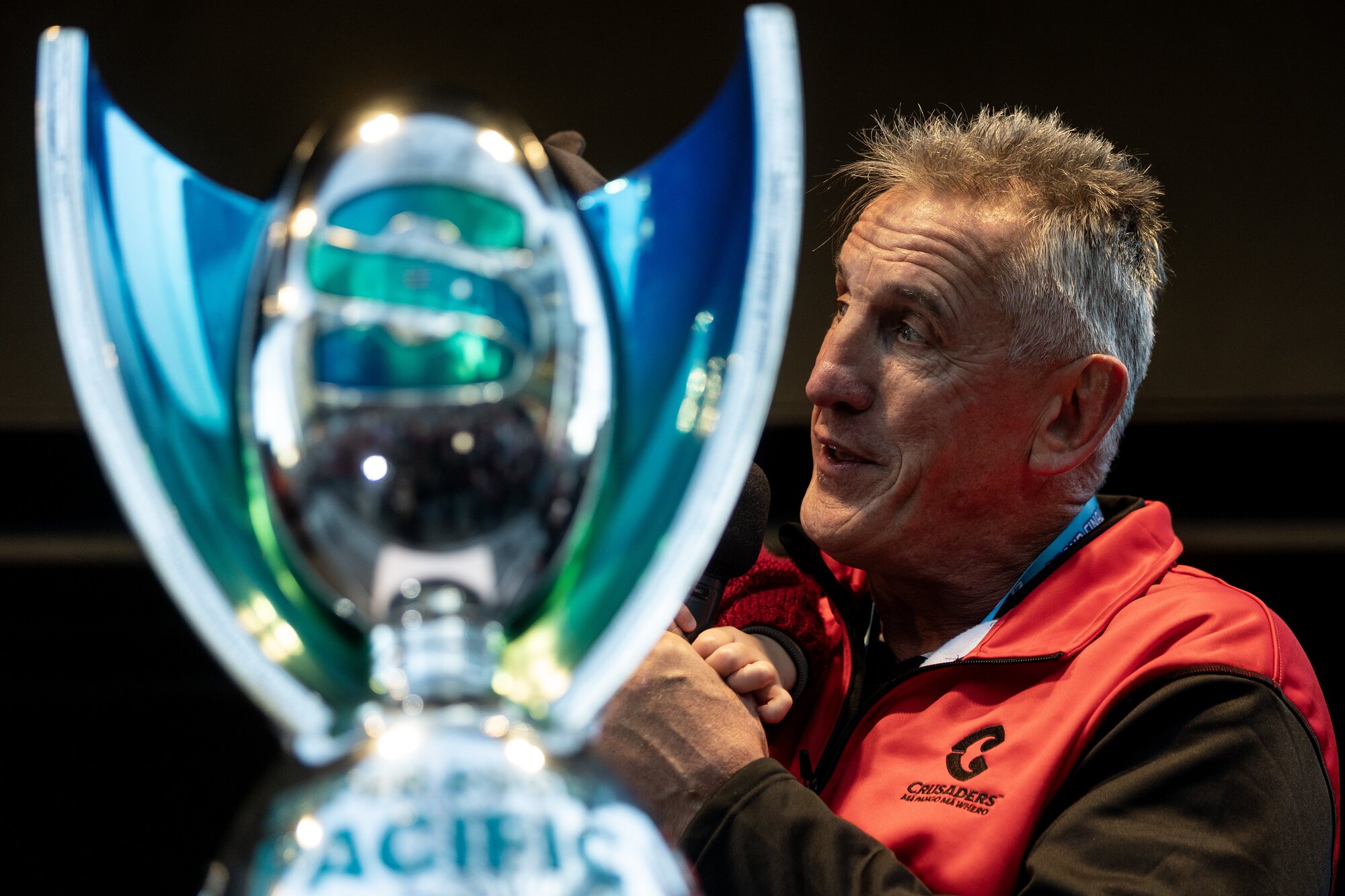 Crusaders coach Rob Penney will continue his role in 2026 - attempting to retain the Super Rugby Pacific title his team won this year. Photo / George Heard