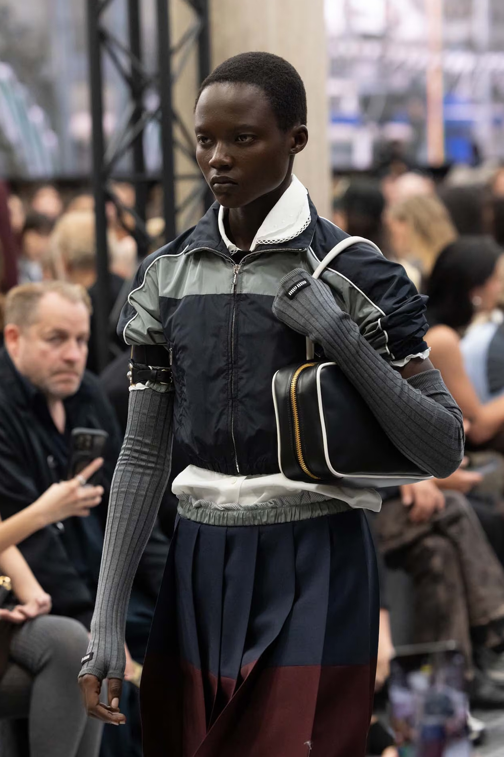 Inspiring layering by stylist Lotta Volkova provided plenty idea for real-life wear. Photo / Miu Miu