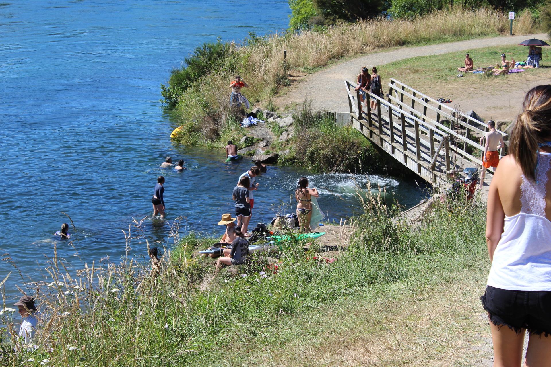 Bring your togs to Taupō: Otumuheke Spa Park. Photo / Hamish John