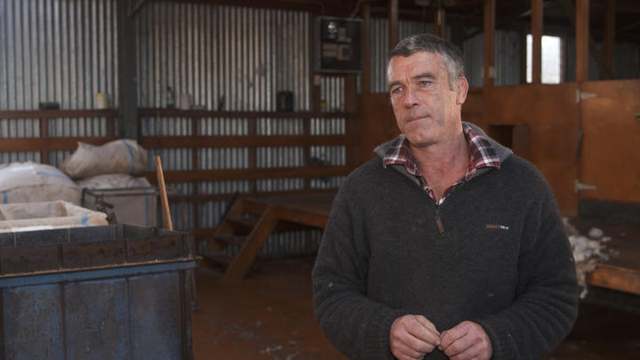 South Canterbury farmer Miles Anderson. Photo / RNZ, Nate McKinnon