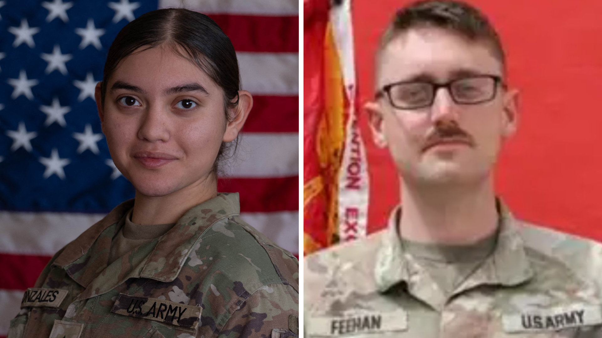 Private Isabella Gonzales, 19, of Texas, and First Lieutenant James Tyler Feehan, 25, of Hawaii, were killed in an attack on a US base in Jordan
