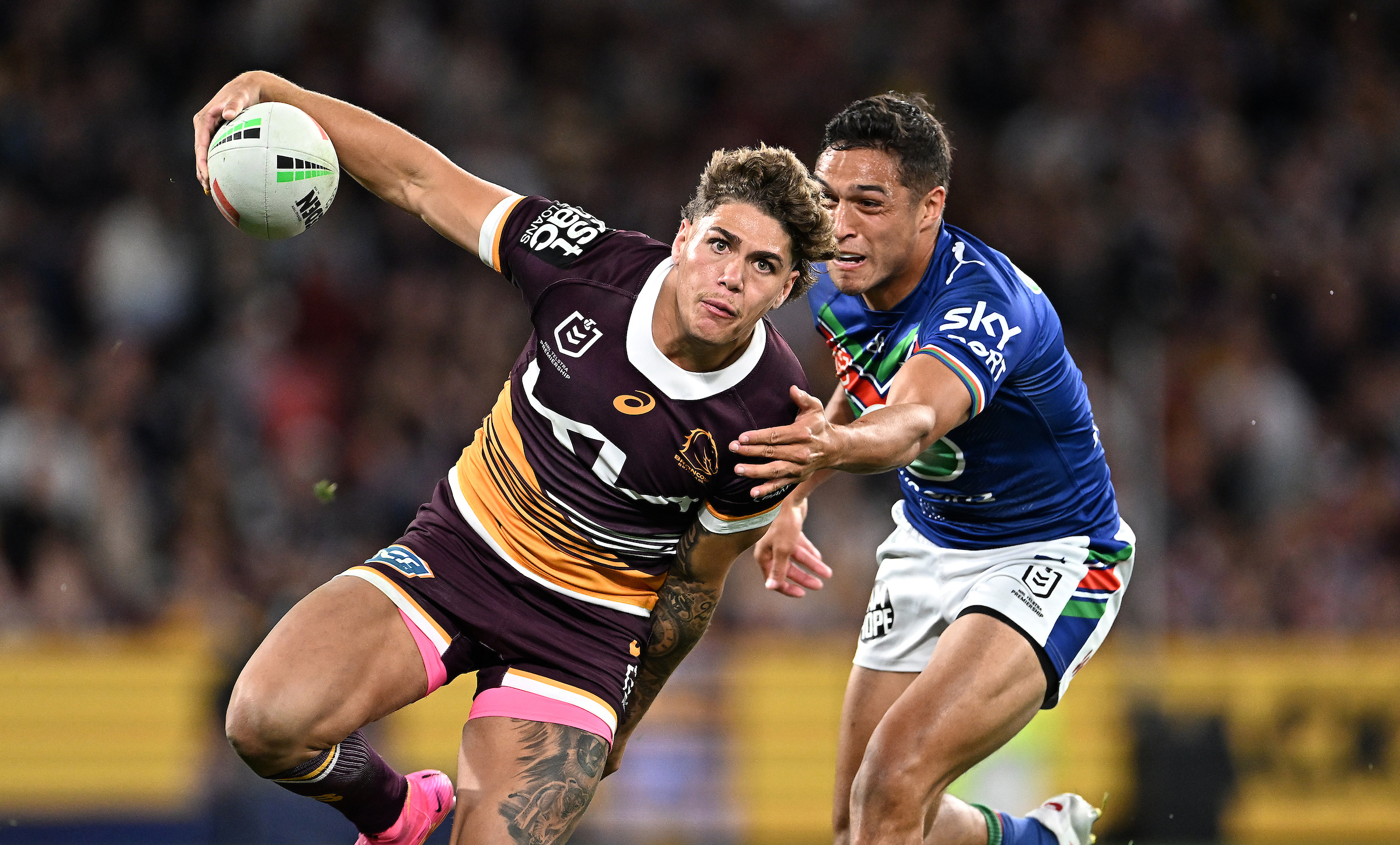 Reece Walsh in action against the Warriors. Photo / AAP