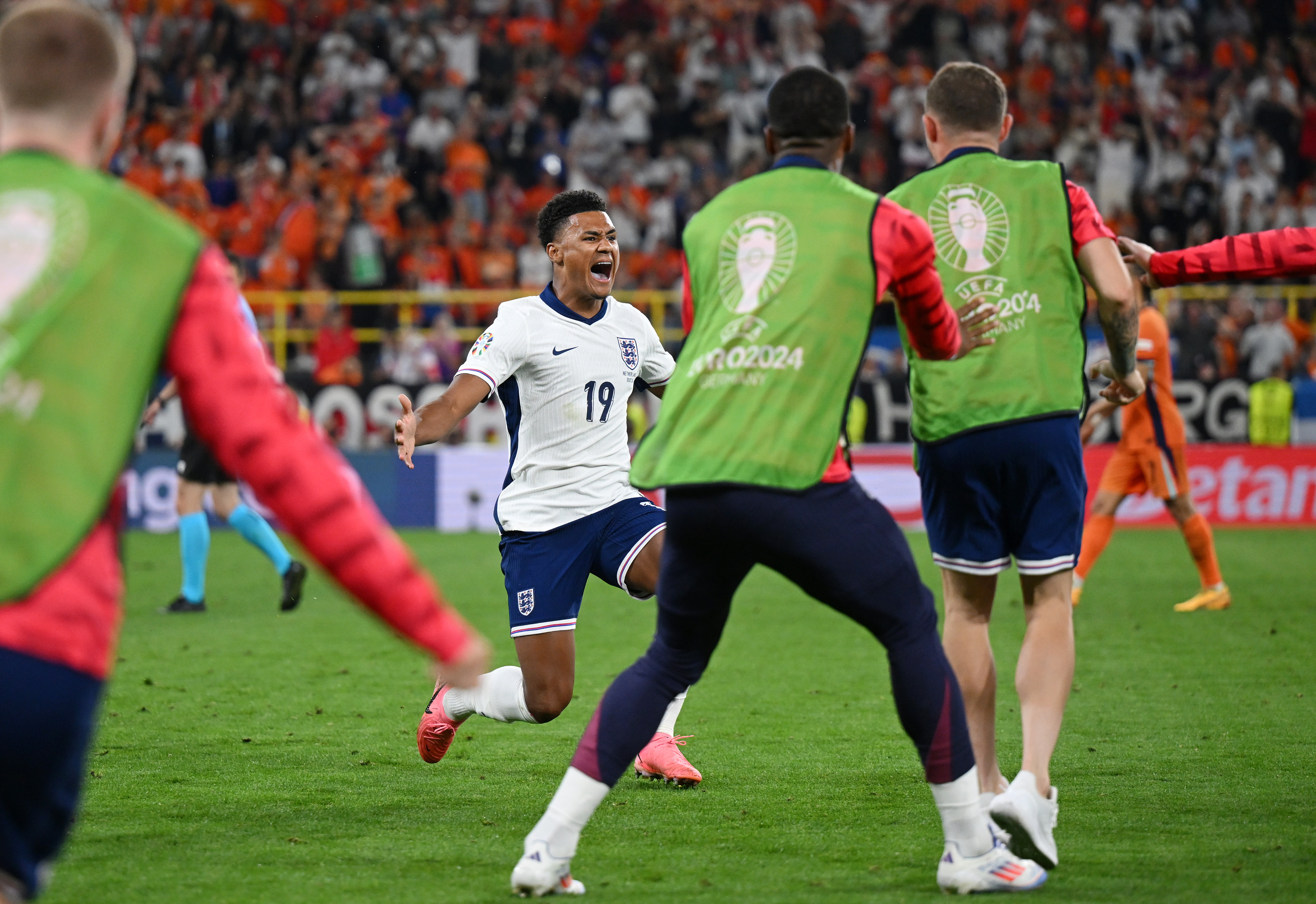 Ollie Watkins scored the winner for England. Photo /Getty Images