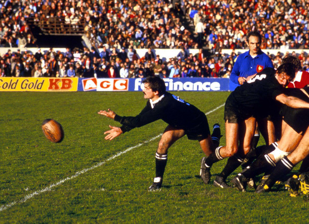 Dave Loveridge playing for the All Blacks during the 1983 British Isles tour of New Zealand. Photo / Photosport