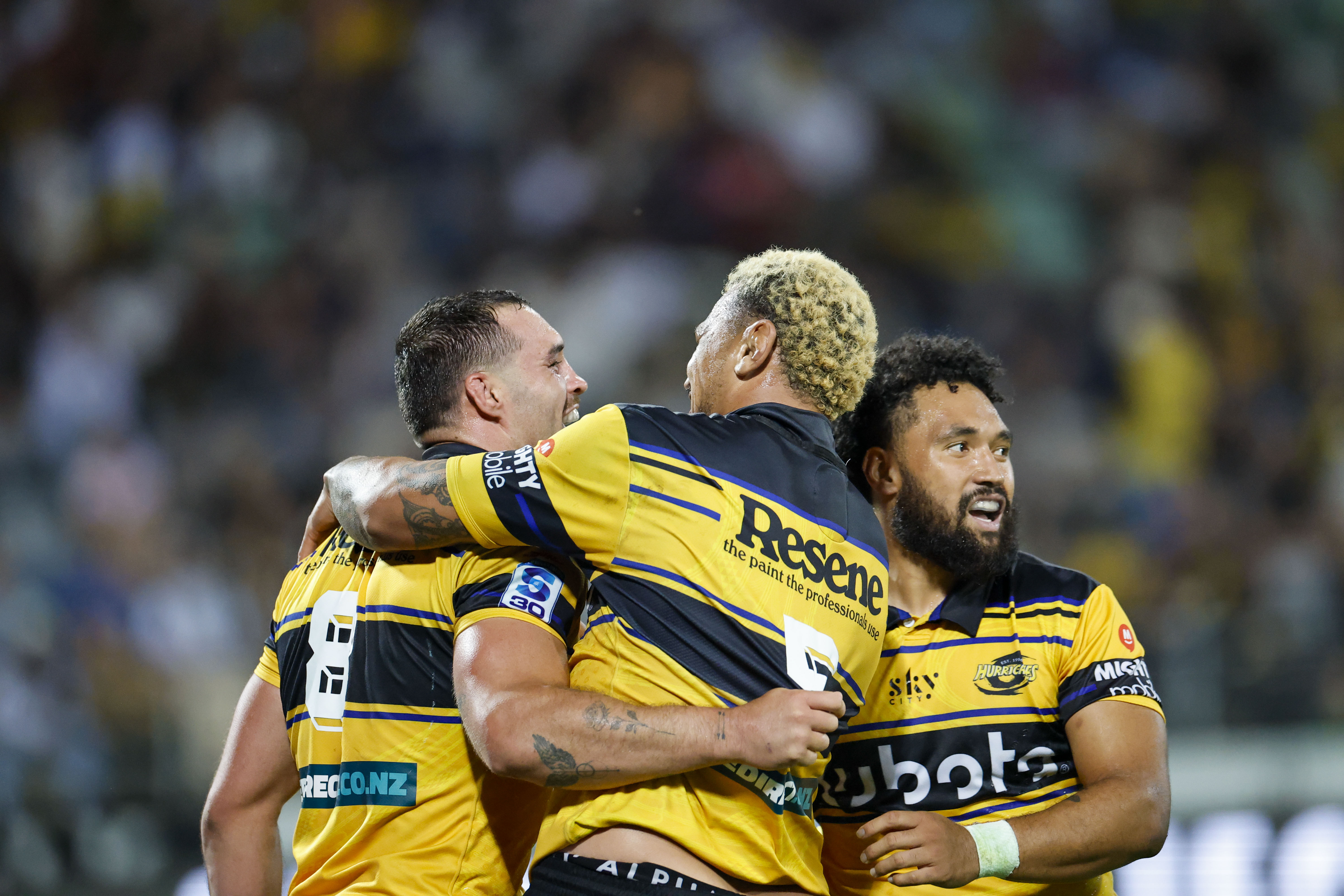 Hurricanes loose forward Devan Flanders is the form blindside flanker. Photo / SmartFrame, action press