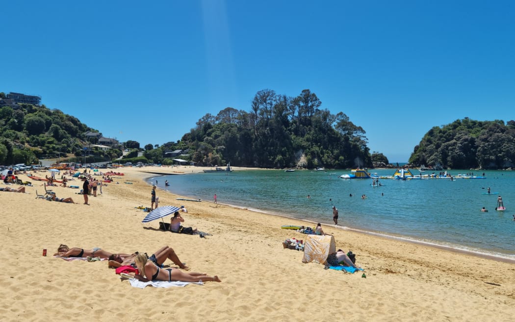Kaiteriteri Beach draws thousands of holidaymakers every summer. Photo / Samantha Gee, RNZ