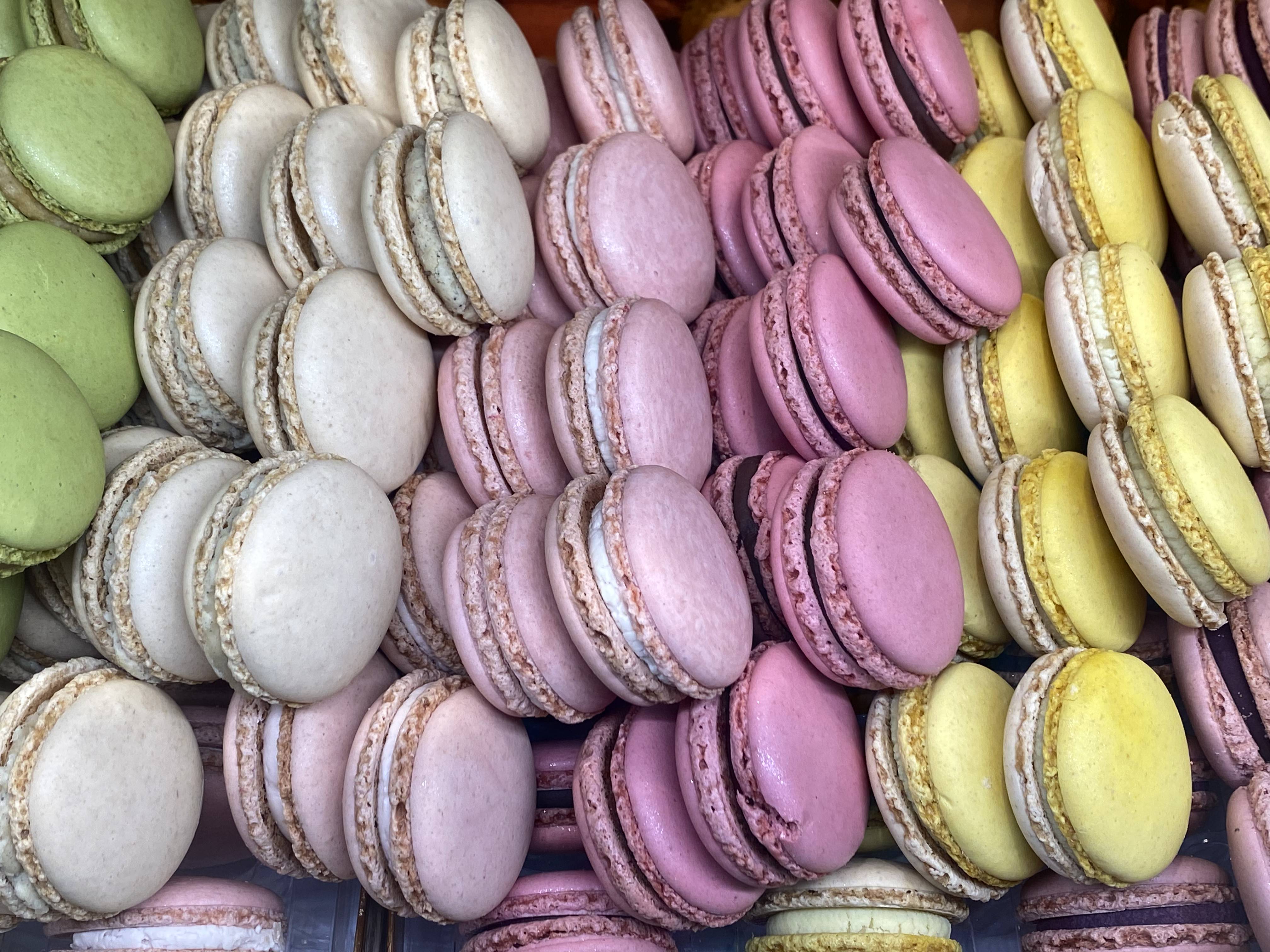 Paris is renowned for its macarons — delicate and colourful sandwich cookies made from almond flour, egg whites and sugar, and filled with various flavoured ganaches, buttercreams, or jams. Photo / Tamara Hinson