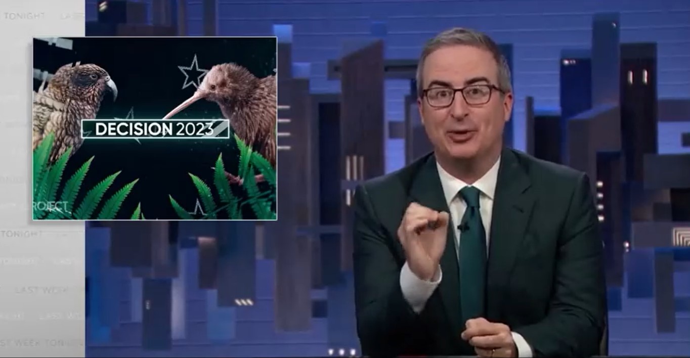 US talk show host John Oliver has weighed in on a very important New Zealand matter.