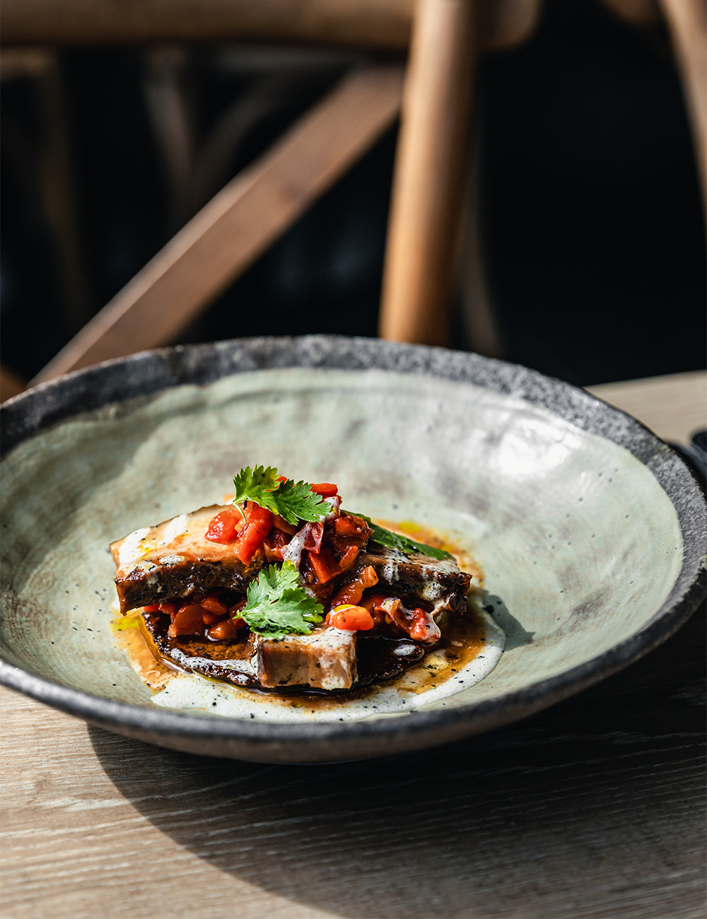 Pork belly from Brantry Eatery. Photo / The Green Olive
