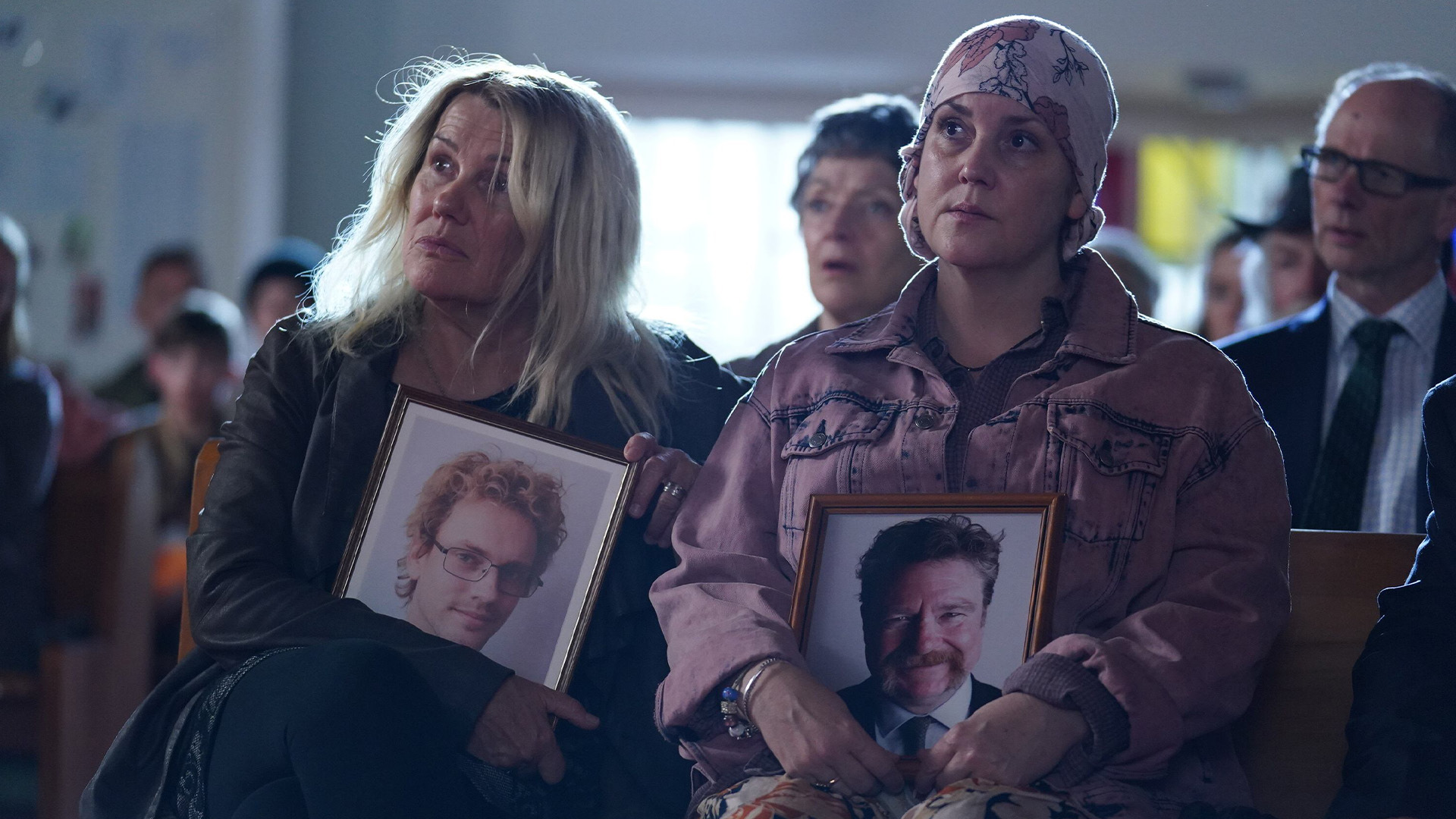 The 2025 movie Pike River had Robyn Malcolm (left) playing Sonya Rockhouse and Melanie Lynskey as Anna Osborne.