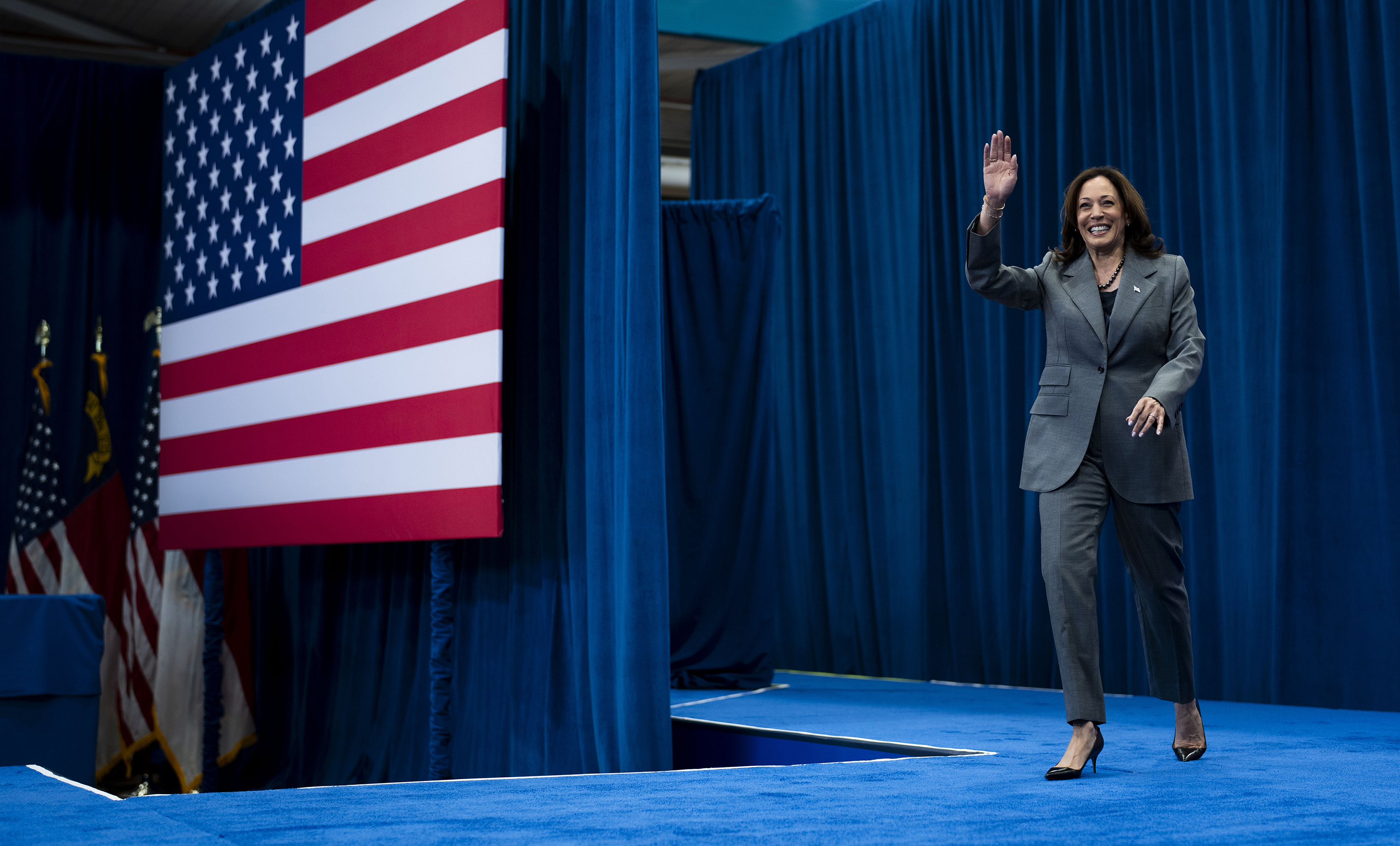 The White House has gone out of its way to express its confidence in Harris. Photo / Doug Mills, The New York Times