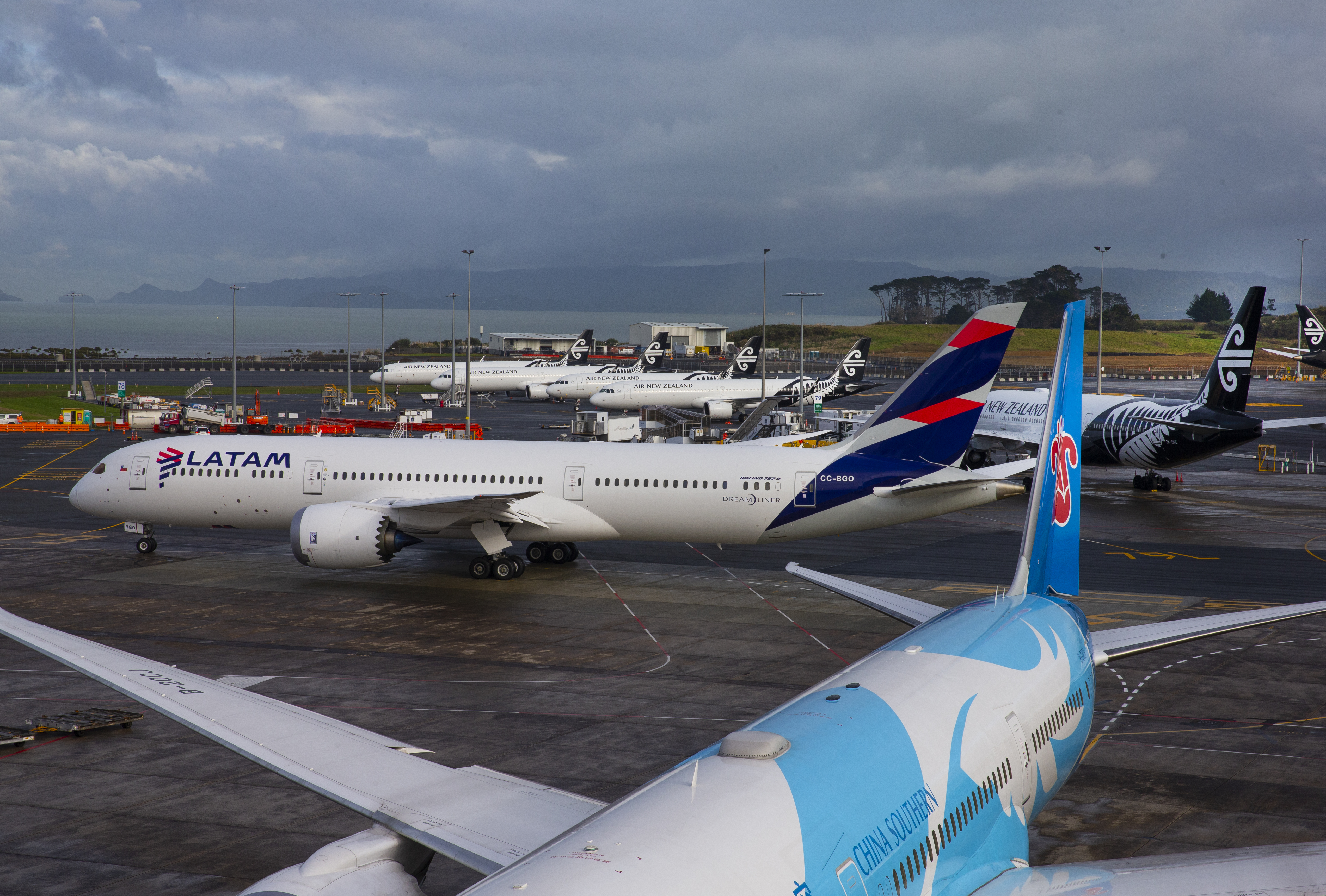 Latam is the only airline flying directly between NZ and South America. Photo / Brett Phibbs