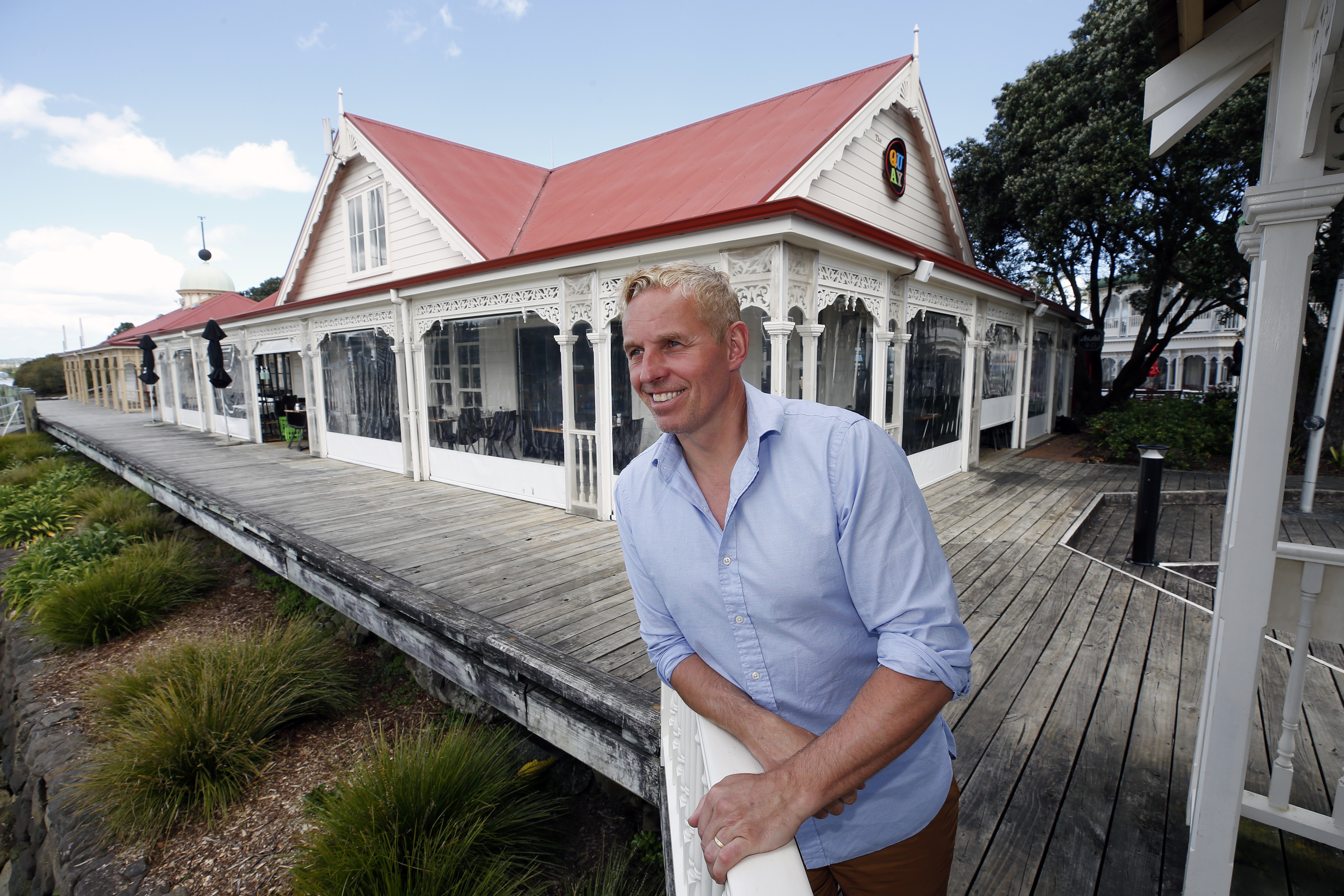 Restaurateur Lloyd Rooney at The Quay in Whangārei. Photo / Michael Cunningham