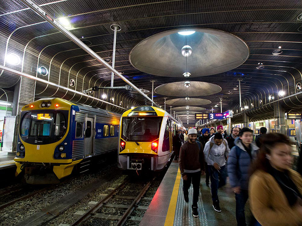 The Britomart station has seen several train services cancelled.