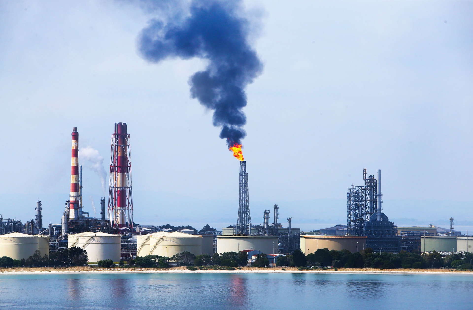 The Marsden Point oil refinery, south of Whangārei, was the country's only refinery until it was decommissioned in 2022. Photo / NZME