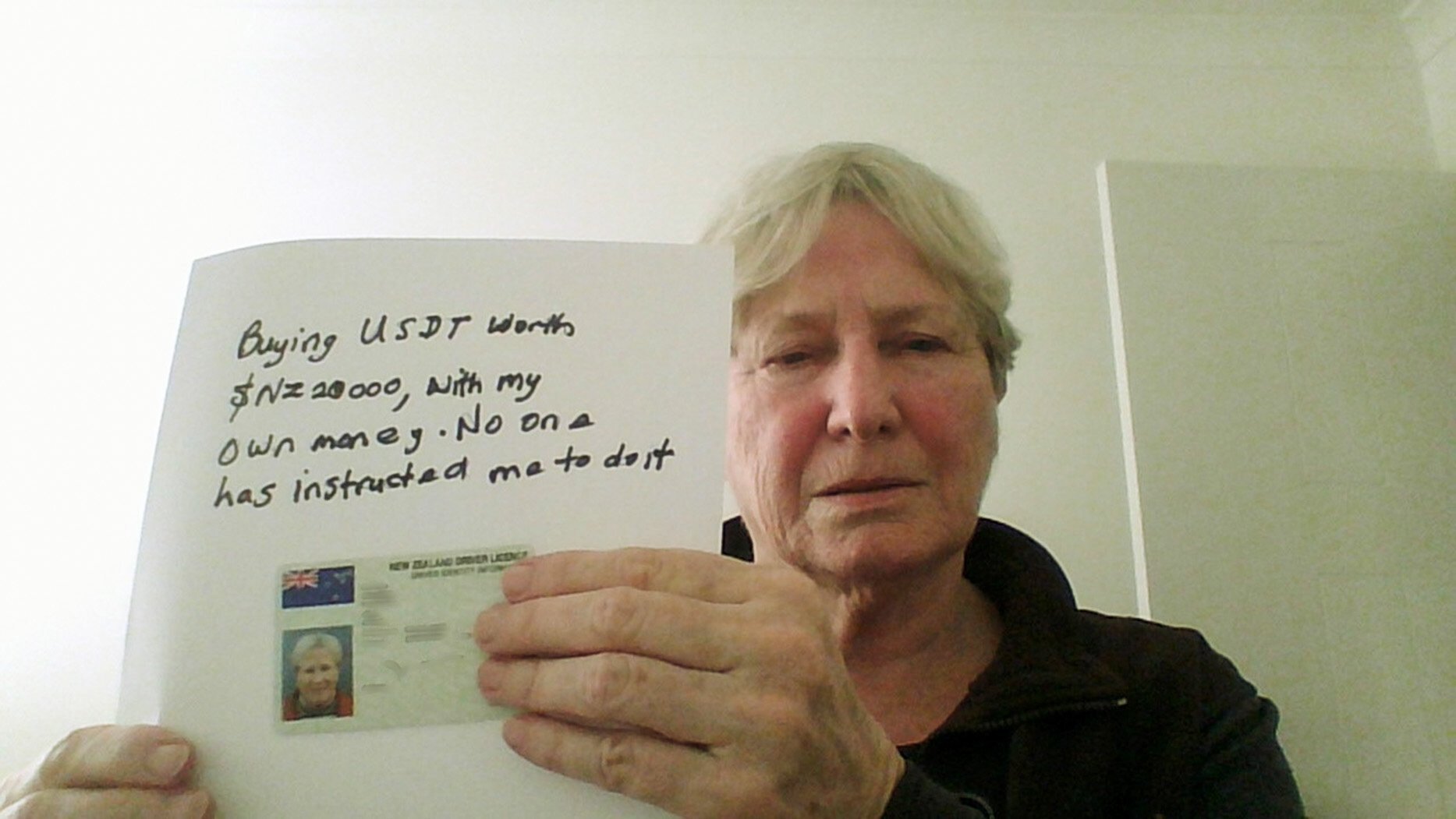Jill Creasy of New Plymouth lost $223,000 in an investment scam in 2024 after seeing a deep fake AI video of Christopher Luxon recommending Kiwis invest in cryptocurrency.