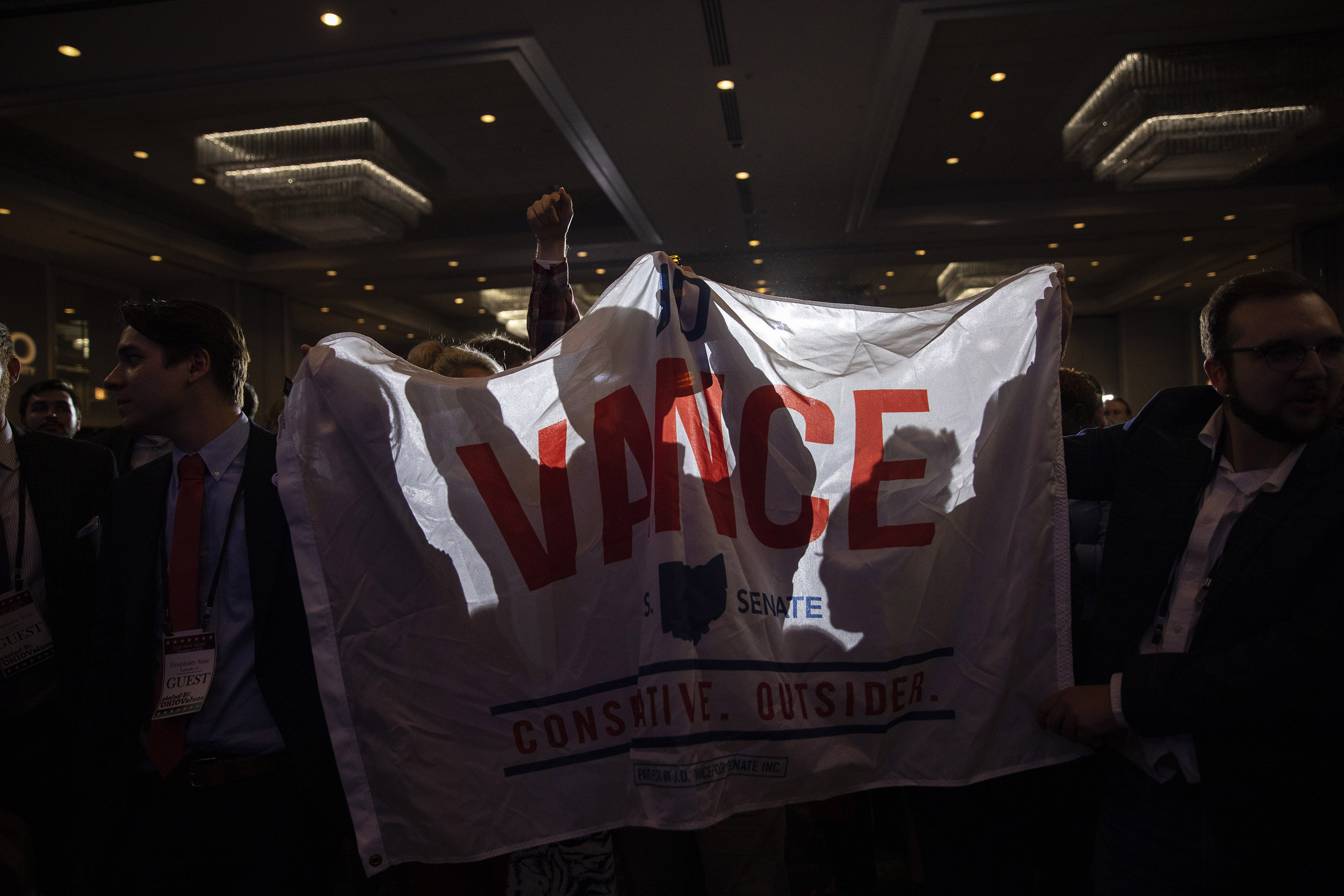 Although he initially questioned J.D. Vance’s loyalty, Donald Trump jnr became close friends with him over the course of Vance’s Senate campaign. Photo / Maddie McGarvey, The New York Times