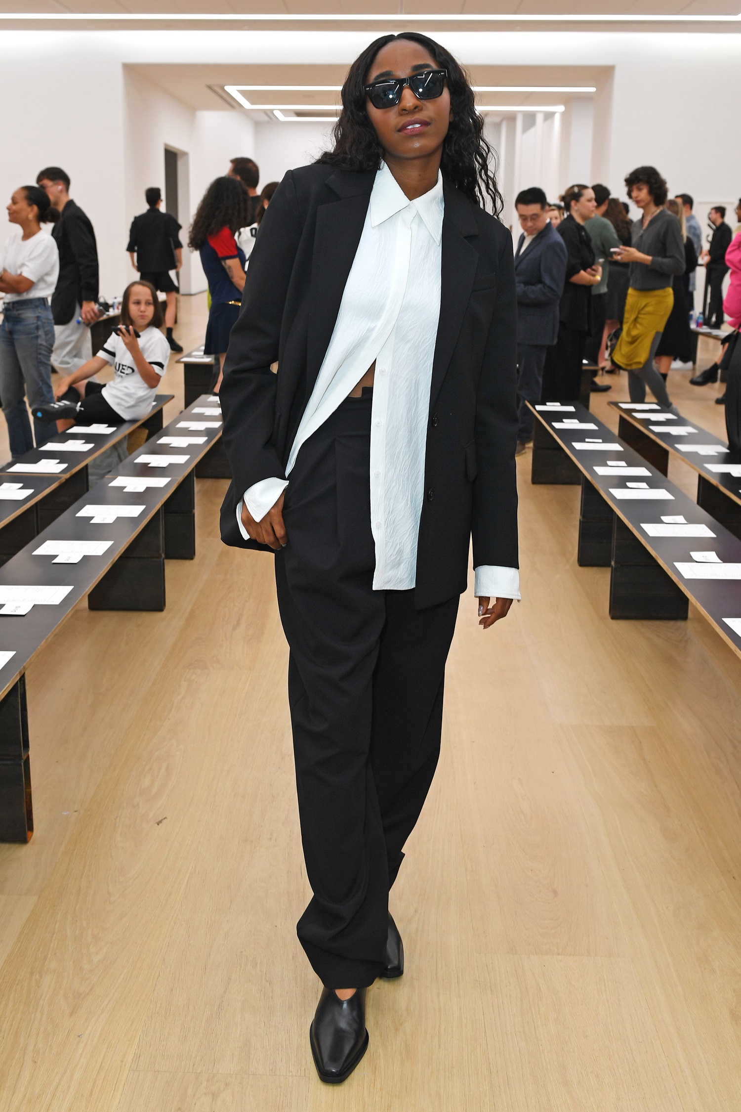 Ayo Edebiri attends the Proenza Schouler show. Photo / Getty Images