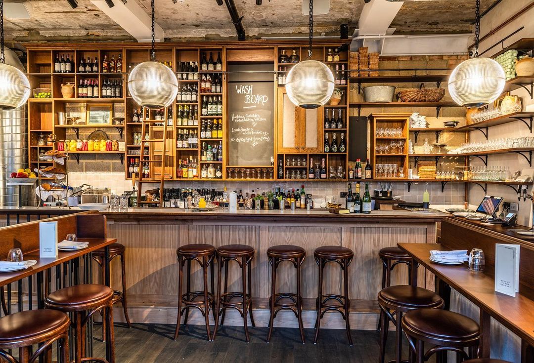 The bar at The Laundry, Brixton. Photo / Supplied