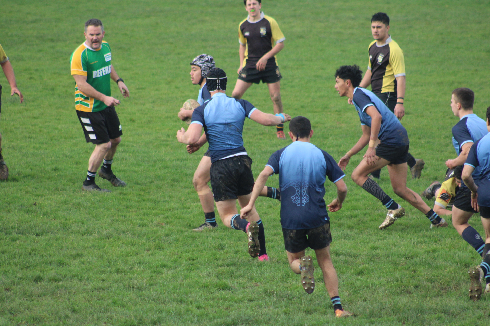 Dannevirke teens battle it out in friendly fixture on rugby field - NZ  Herald