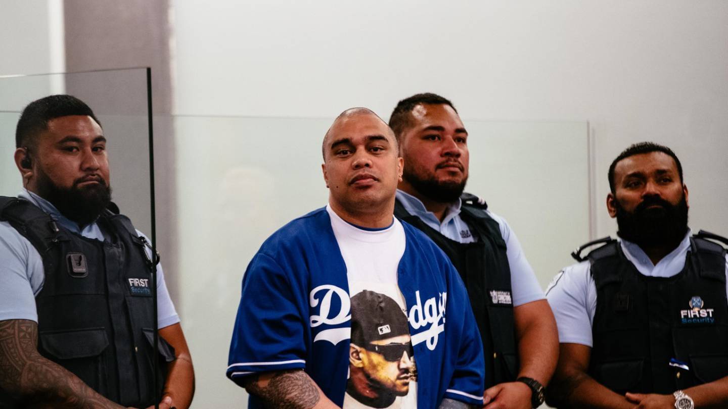 Siuake Lisiate at the sentencing for his attack on Graeme Burton in 2020. Photo / Pool