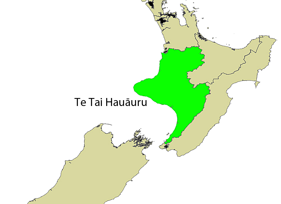 Area of Te Tai Hauauru.