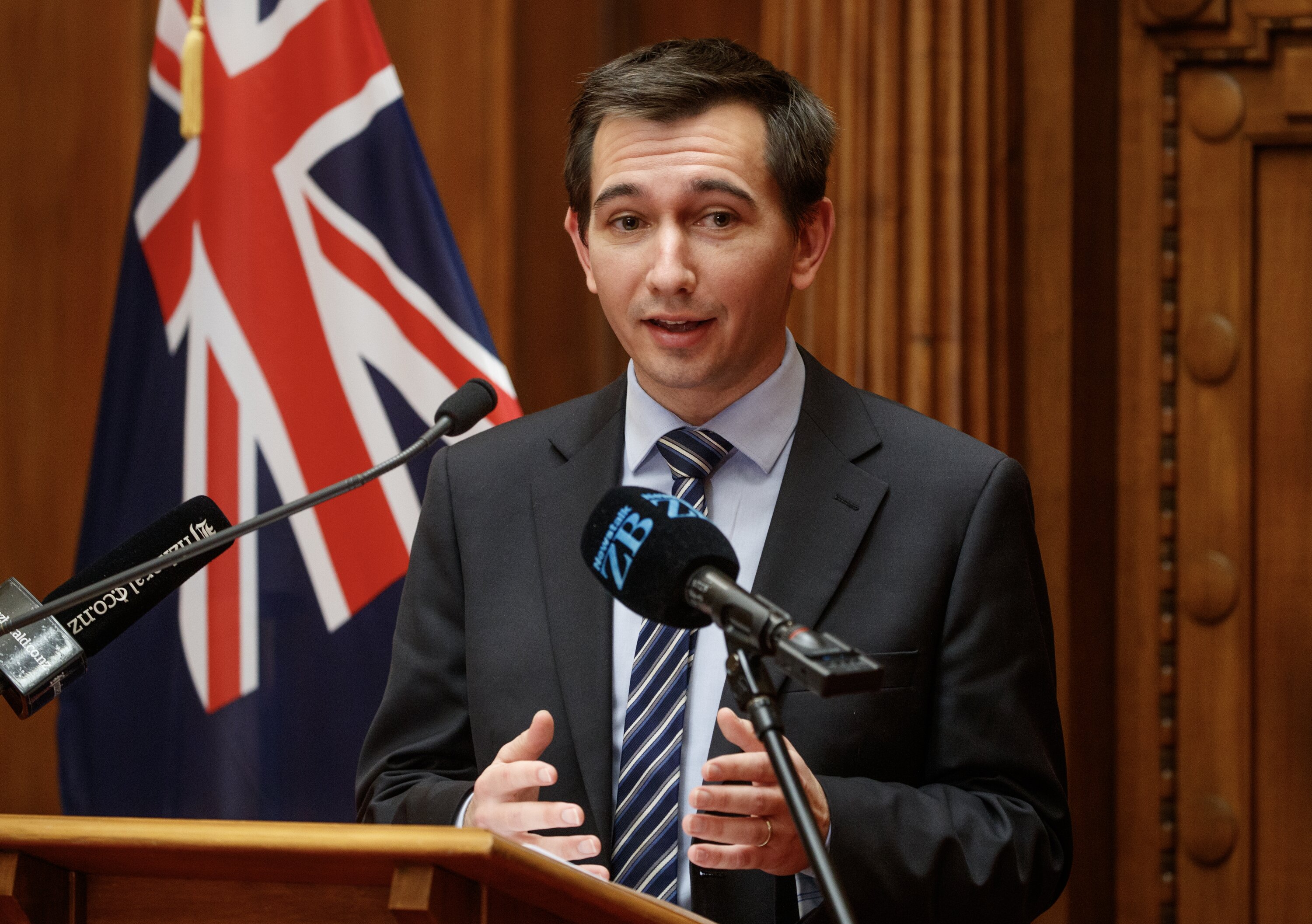 Transport Minister Simeon Brown. Photo / Mark Mitchell