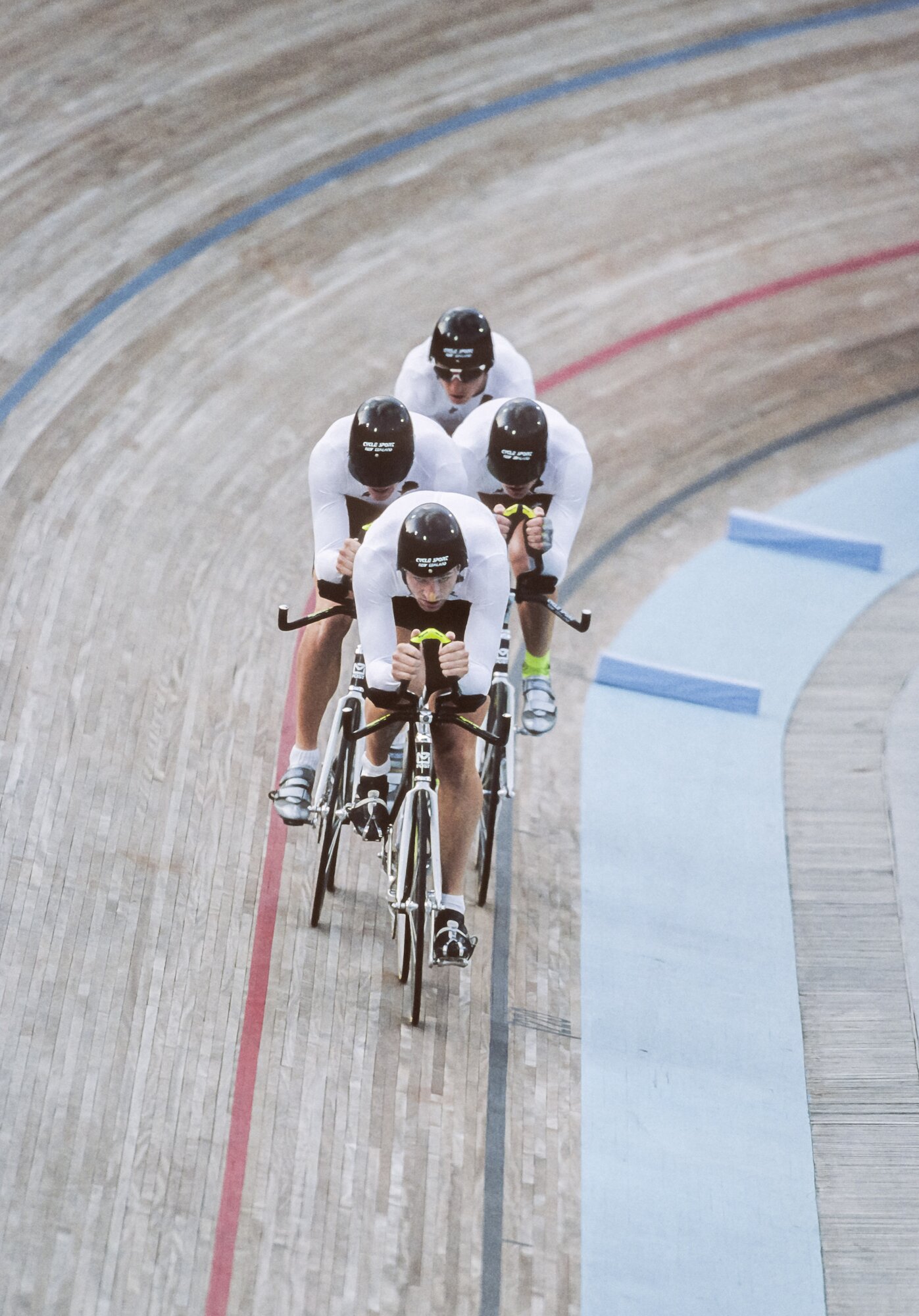 Nigel Donnelly riding with the NZ team pursuit at the 1992 Barcelona Olympics. Photo / Getty Images