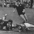 Bryan Williams almost over for the try he thought he had scored against West Wales at Swansea during the 1978 tour. New Zealand Herald Archives / Peter Bush