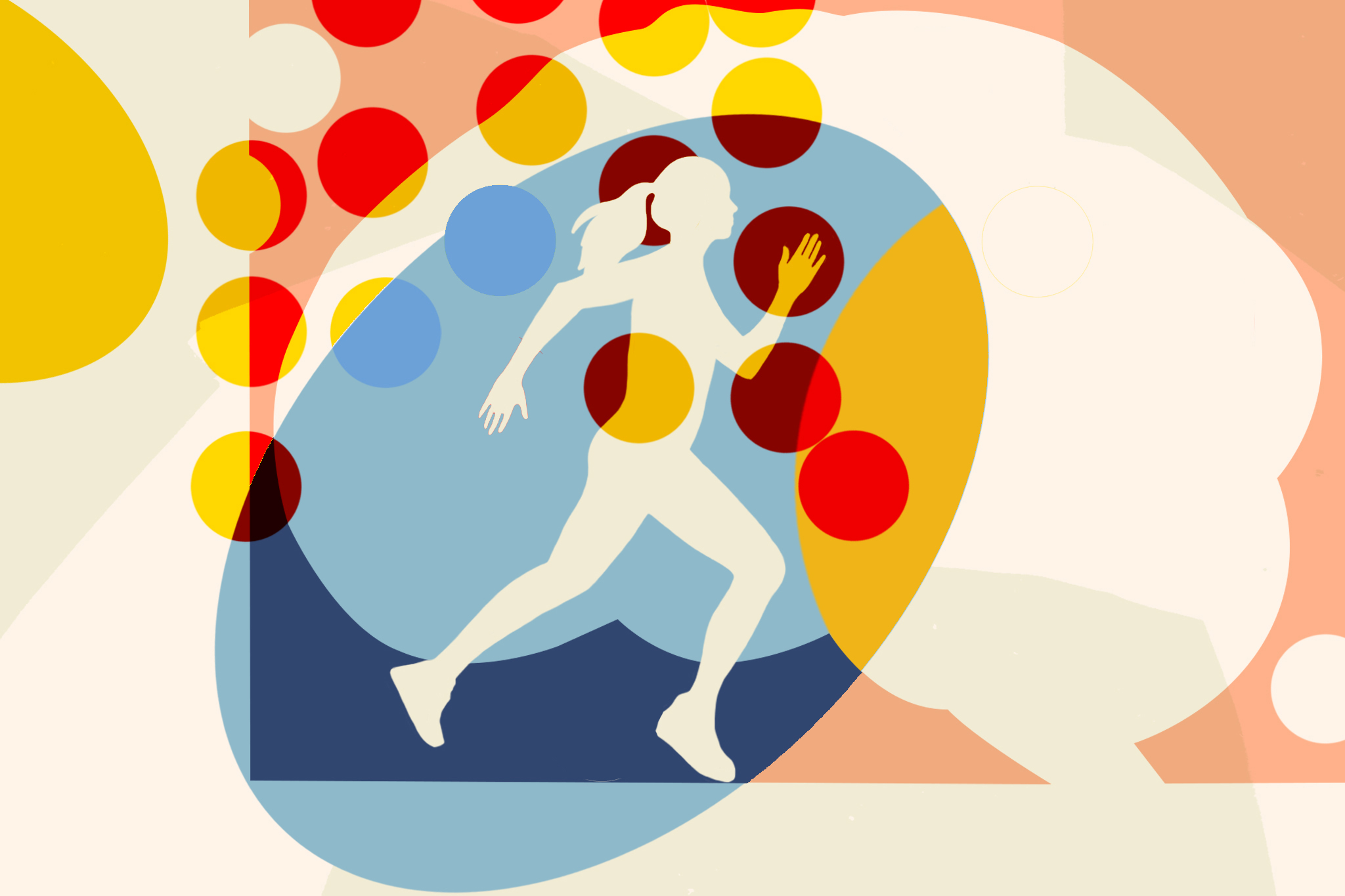 Physical activity improves both cognitive and mental health. Illustration / Lucy Jones, The New York Times