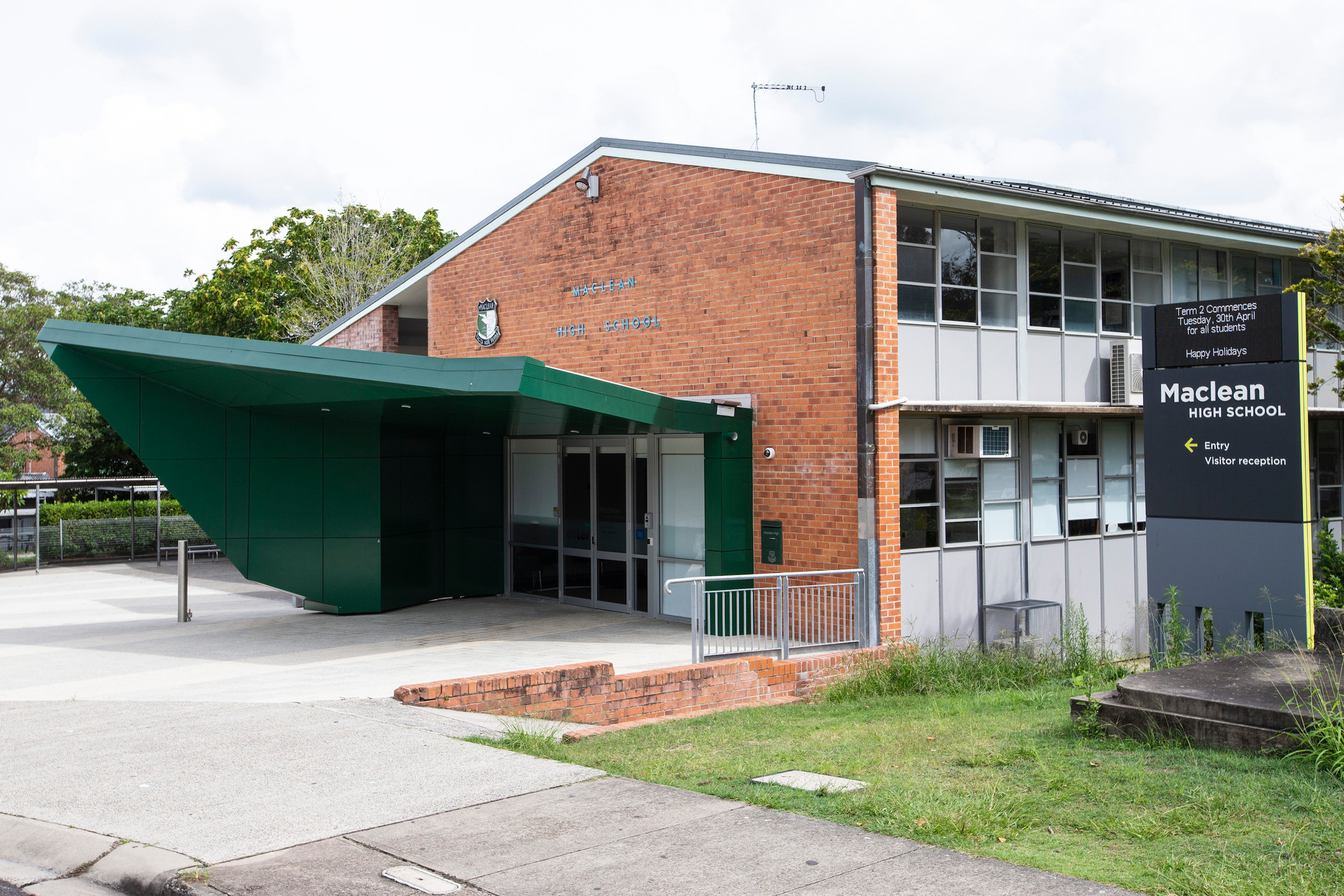 Maclean High School in the town of Grafton, New South Wales, where Brenton Tarrant grew up. Photo / Leon Menzies
