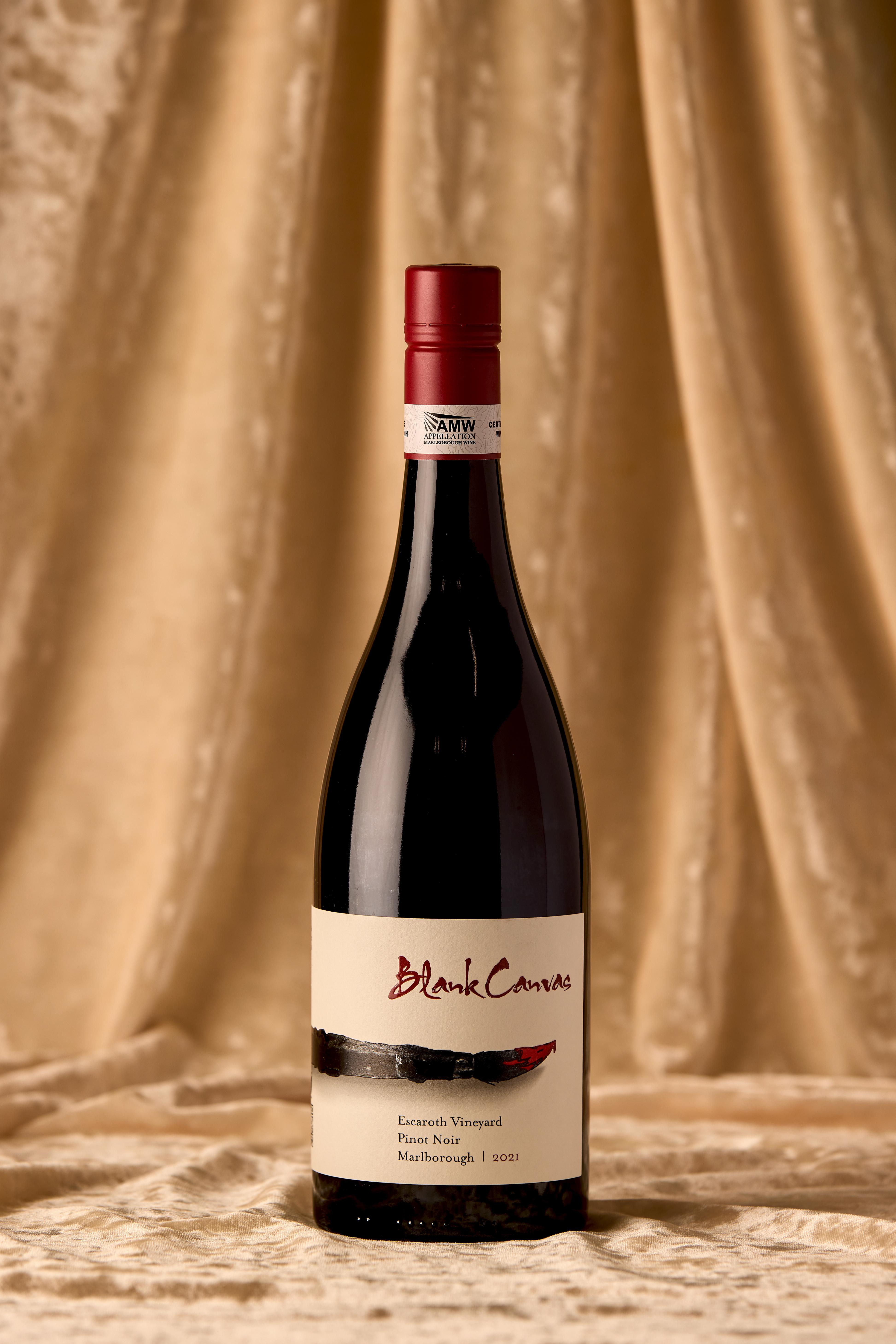 Blank Canvas Escaroth Vineyard Marlborough Pinot Noir 2021. Photo / Babiche Martens