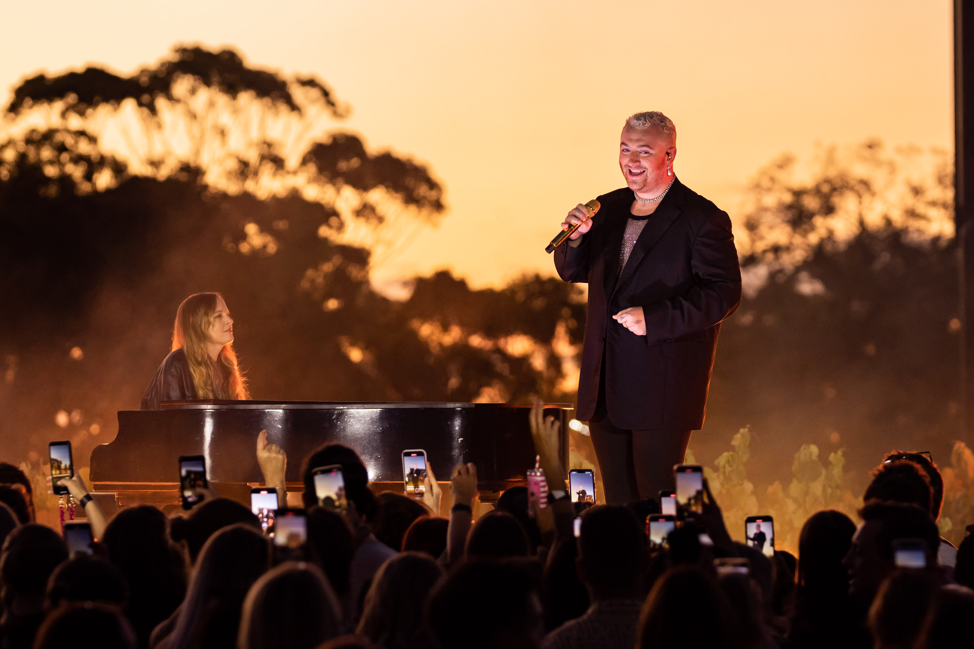 Sam Smith performed in Adelaide earlier this year. Photo / Daniel Boud