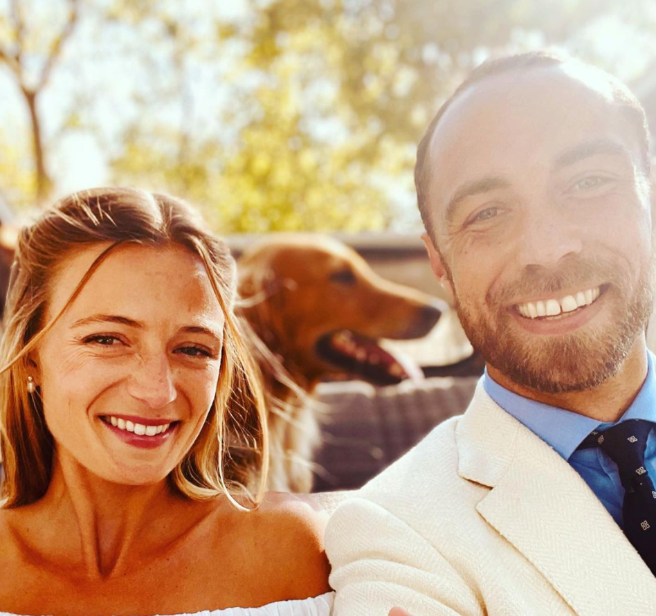 The entrepreneur, who is the Duchess of Cambridge Kate Middleton's brother, tied the knot