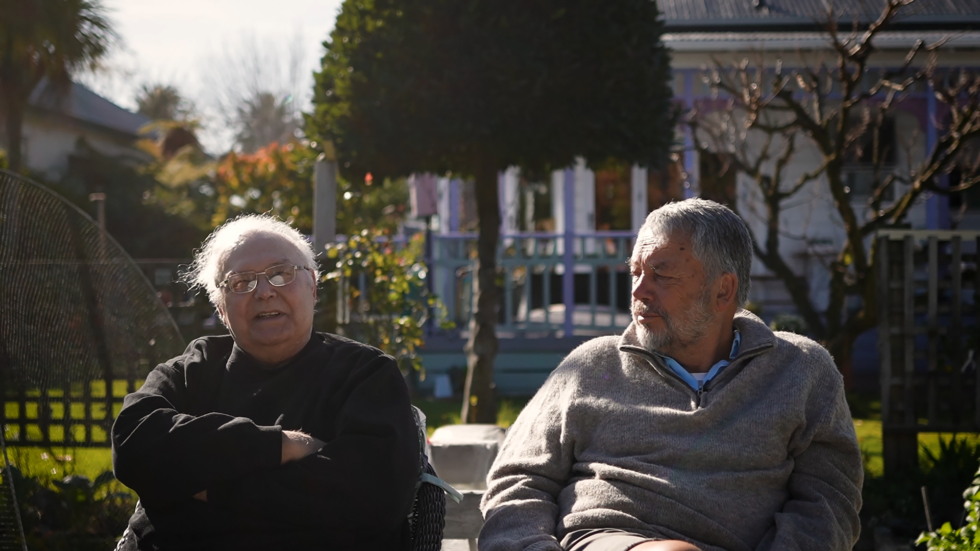Moana Jackson's brothers Fred (left) and Piripi were insightful and funny as hell. Photo / Supplied