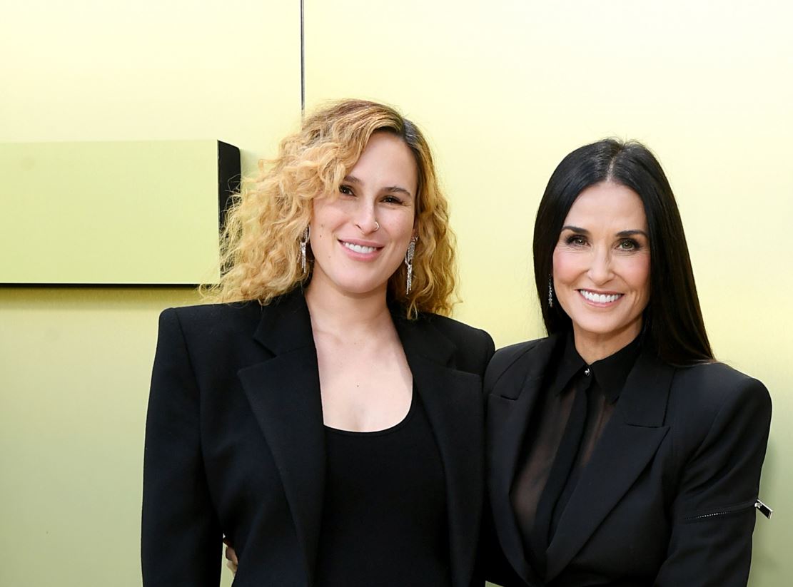 Demi Moore and Rumer Willis.