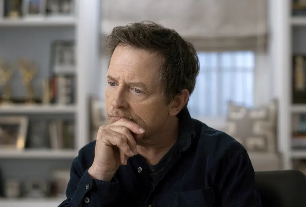Michael J. Fox in a scene from the documentary