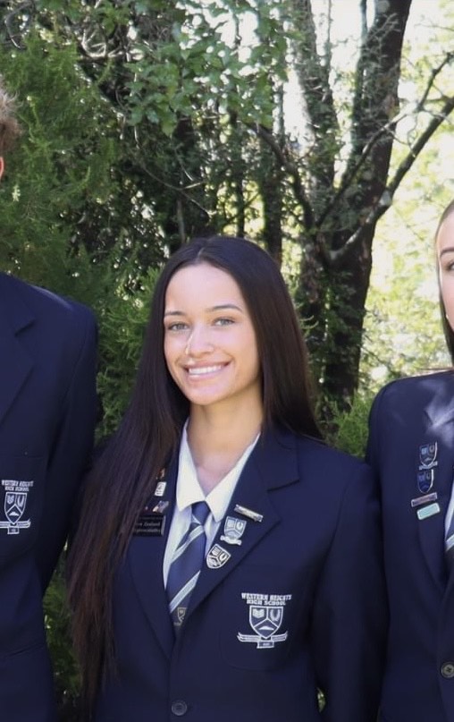 Western Heights High School head girl Merenia Tapsell. 